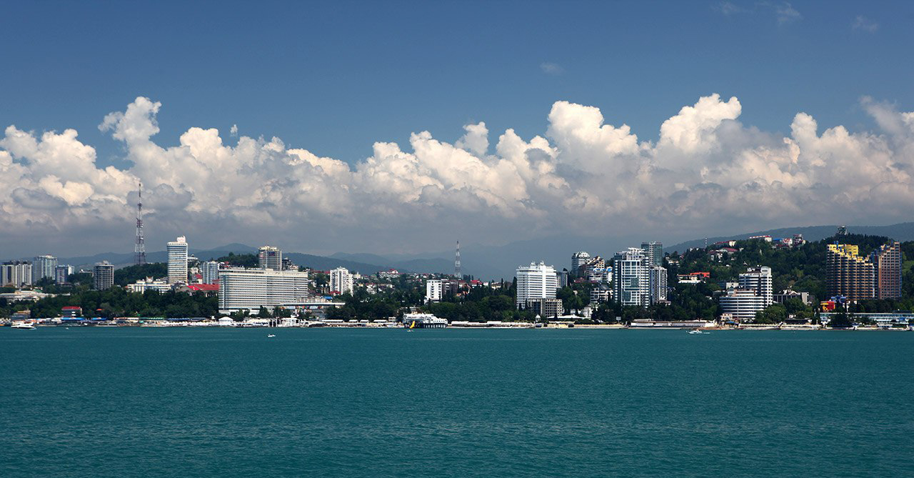 Фон города сочи
